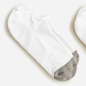 J crew no show socks for men ivory white